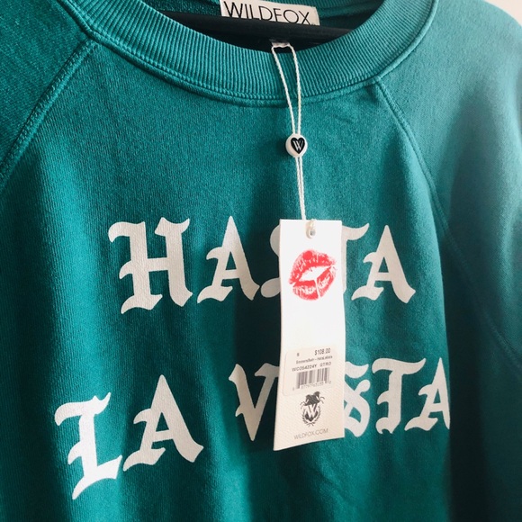 NWT Wildfox crew neck sweatshirt - Picture 2 of 4